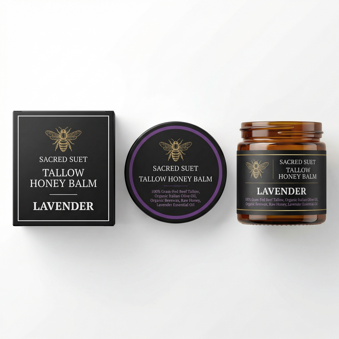 Sacred Suet™ Ancestral Tallow & Honey Balm