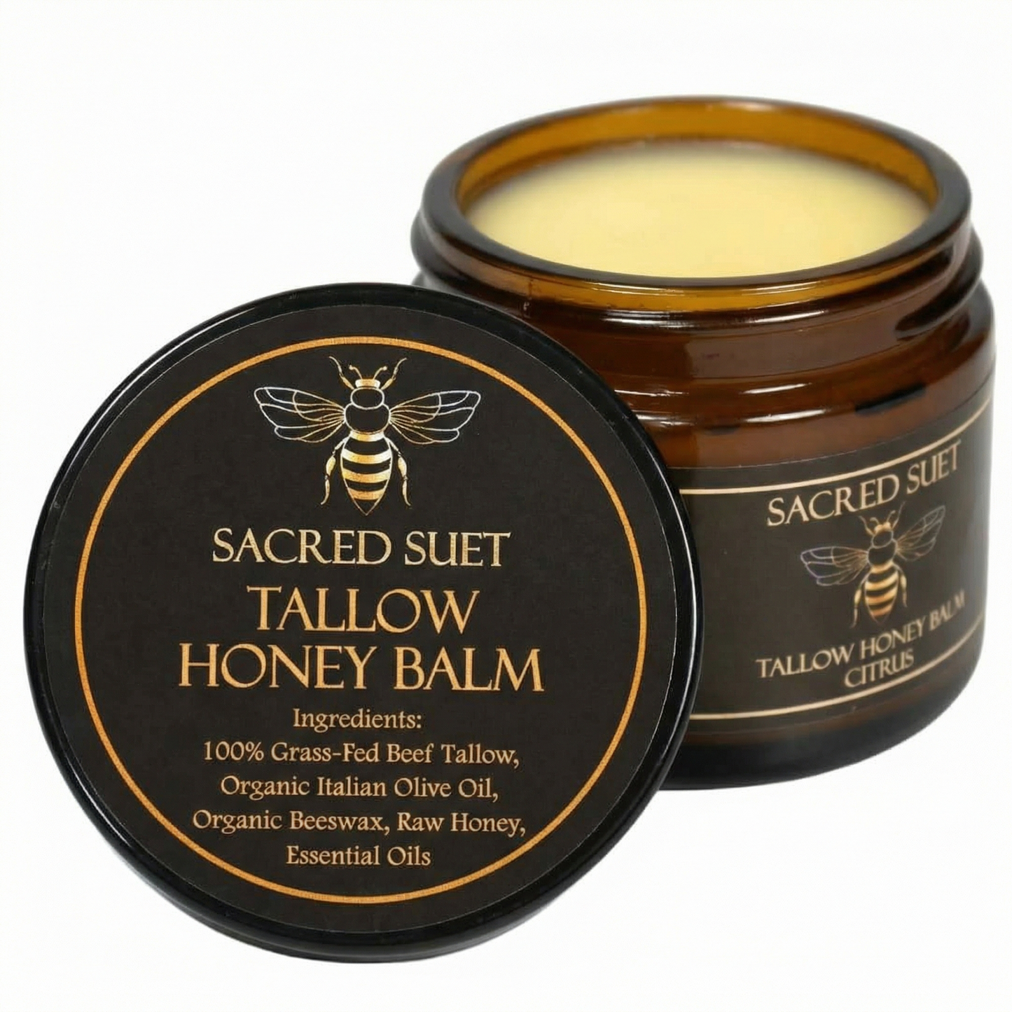 Sacred Suet™ Ancestral Tallow & Honey Balm